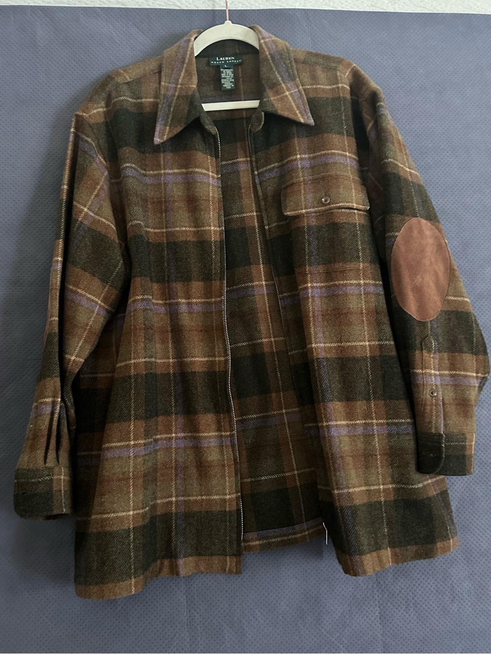 Lauren Ralph Lauren lambswool zip up jacket
